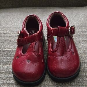 Charming Burgundy Kids Dress Shoes